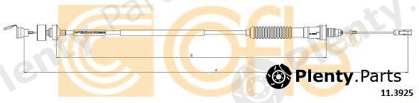  COFLE part 11.3925 (113925) Clutch Cable