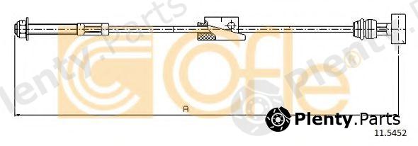  COFLE part 11.5452 (115452) Cable, parking brake