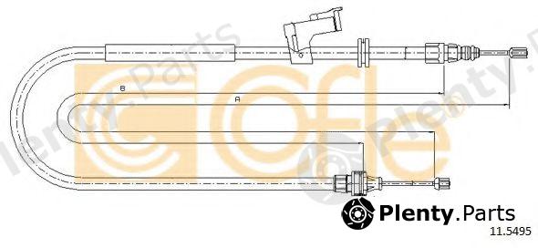  COFLE part 115495 Cable, parking brake