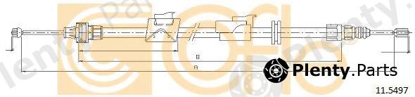  COFLE part 11.5497 (115497) Cable, parking brake