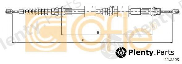  COFLE part 115508 Cable, parking brake
