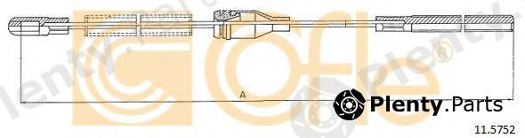  COFLE part 11.5752 (115752) Cable, parking brake