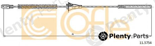  COFLE part 11.5754 (115754) Cable, parking brake