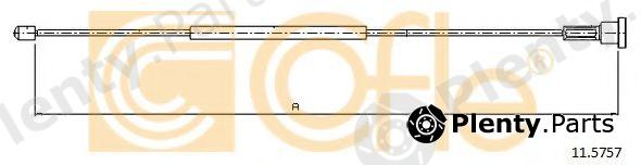  COFLE part 11.5757 (115757) Cable, parking brake