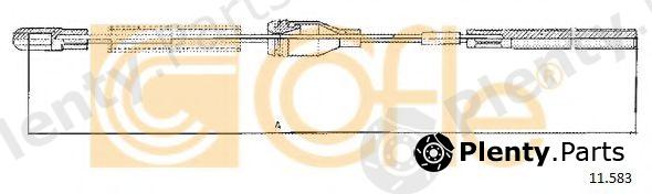  COFLE part 11.583 (11583) Cable, parking brake