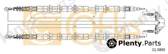  COFLE part 11.5865 (115865) Cable, parking brake