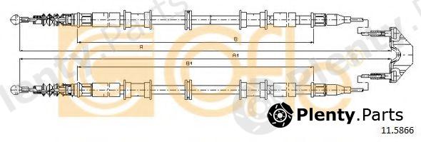  COFLE part 11.5866 (115866) Cable, parking brake