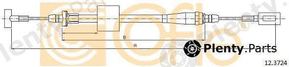  COFLE part 12.3724 (123724) Cable, parking brake