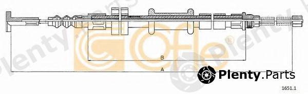  COFLE part 1651.1 (16511) Cable, parking brake