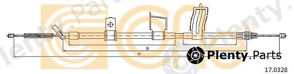  COFLE part 17.0328 (170328) Cable, parking brake