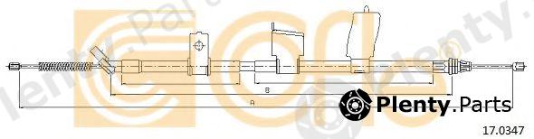  COFLE part 17.0347 (170347) Cable, parking brake