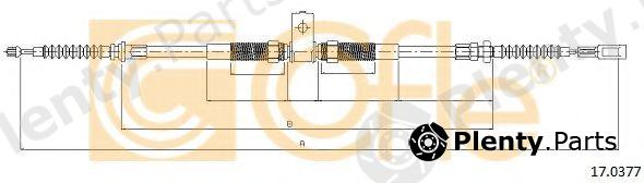  COFLE part 17.0377 (170377) Cable, parking brake