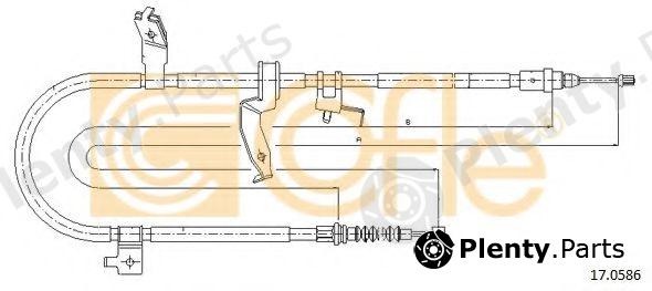  COFLE part 17.0586 (170586) Cable, parking brake