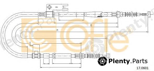  COFLE part 17.0601 (170601) Cable, parking brake