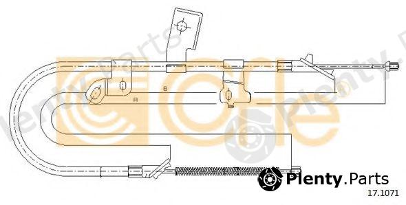  COFLE part 17.1071 (171071) Cable, parking brake