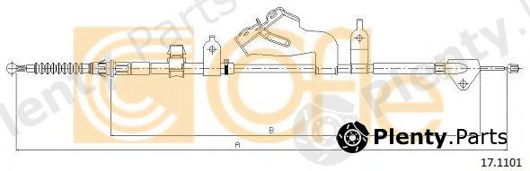  COFLE part 17.1101 (171101) Cable, parking brake