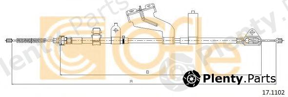  COFLE part 17.1102 (171102) Cable, parking brake