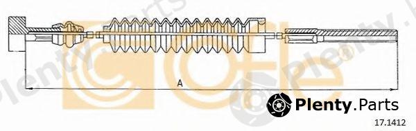  COFLE part 17.1412 (171412) Cable, parking brake