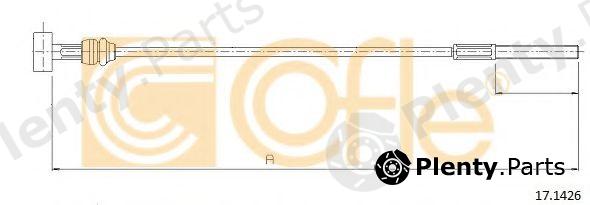  COFLE part 17.1426 (171426) Cable, parking brake