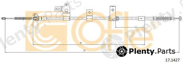  COFLE part 17.1427 (171427) Cable, parking brake