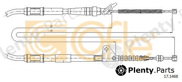  COFLE part 17.1468 (171468) Cable, parking brake