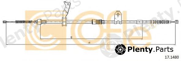  COFLE part 17.1480 (171480) Cable, parking brake