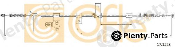  COFLE part 17.1528 (171528) Cable, parking brake