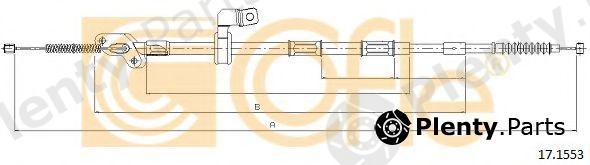  COFLE part 17.1553 (171553) Cable, parking brake