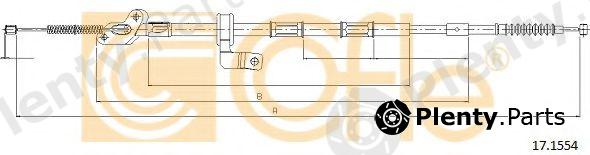  COFLE part 17.1554 (171554) Cable, parking brake