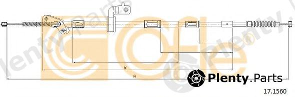  COFLE part 17.1560 (171560) Cable, parking brake