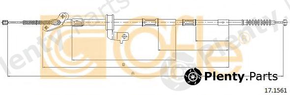  COFLE part 17.1561 (171561) Cable, parking brake