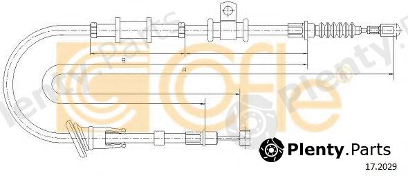  COFLE part 17.2029 (172029) Cable, parking brake