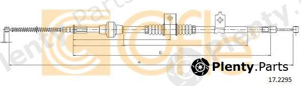  COFLE part 17.2295 (172295) Cable, parking brake