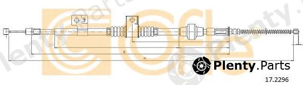  COFLE part 17.2296 (172296) Cable, parking brake