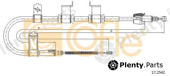  COFLE part 17.2542 (172542) Cable, parking brake