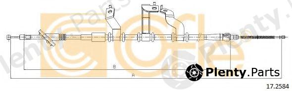  COFLE part 17.2584 (172584) Cable, parking brake
