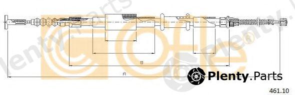  COFLE part 461.10 (46110) Cable, parking brake