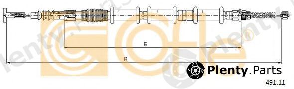  COFLE part 491.11 (49111) Cable, parking brake