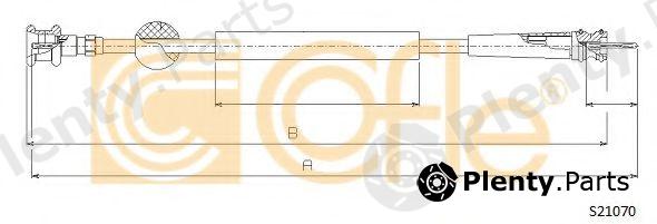  COFLE part S21070 Tacho Shaft