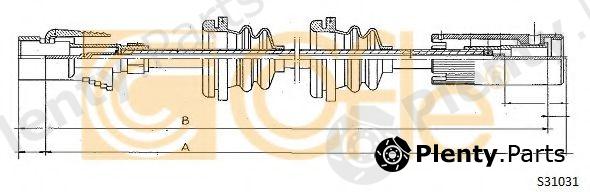  COFLE part S31031 Tacho Shaft