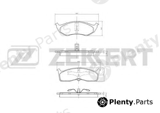  ZEKKERT part BS-1330 (BS1330) Brake Pad Set, disc brake