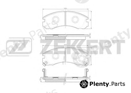  ZEKKERT part BS-1448 (BS1448) Brake Pad Set, disc brake