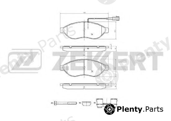  ZEKKERT part BS-1469 (BS1469) Brake Pad Set, disc brake