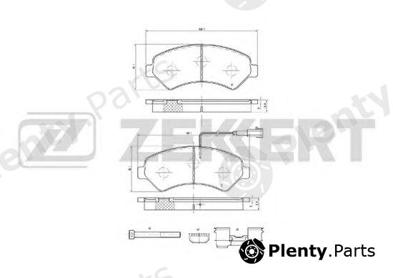  ZEKKERT part BS-1471 (BS1471) Brake Pad Set, disc brake