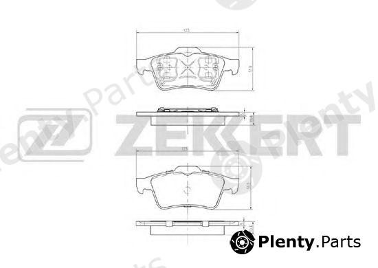  ZEKKERT part BS-1474 (BS1474) Brake Pad Set, disc brake