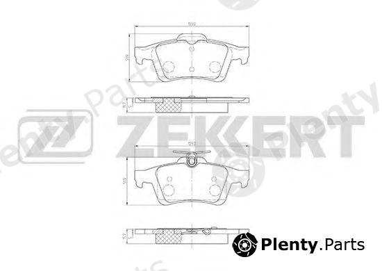  ZEKKERT part BS-1600 (BS1600) Brake Pad Set, disc brake