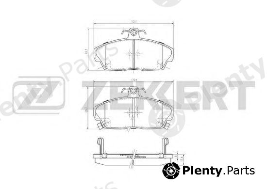  ZEKKERT part BS-1724 (BS1724) Brake Pad Set, disc brake