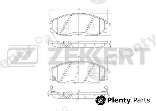  ZEKKERT part BS-1794 (BS1794) Brake Pad Set, disc brake
