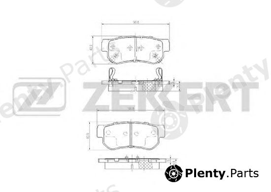  ZEKKERT part BS-1803 (BS1803) Brake Pad Set, disc brake