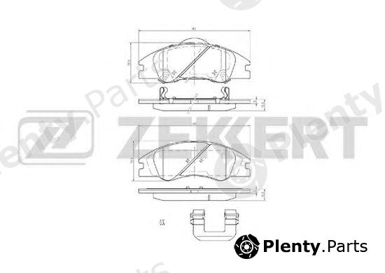  ZEKKERT part BS-1922 (BS1922) Brake Pad Set, disc brake